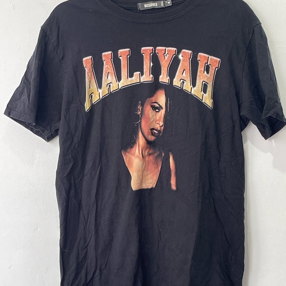 missguided aaliyah shirt